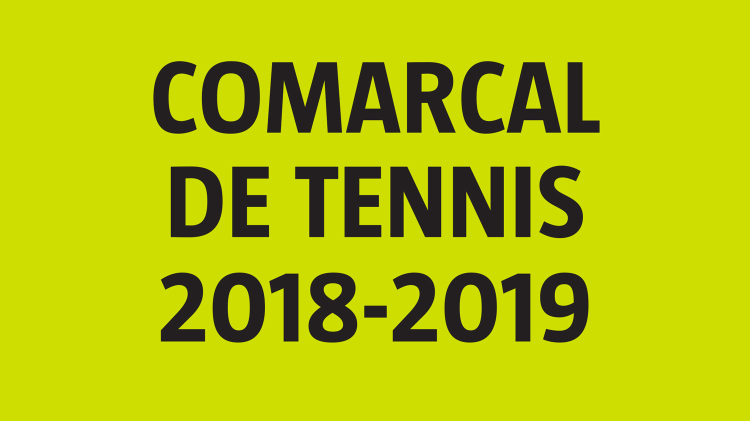 Campionat Comarcal de Tennis. Club Tennis Vic