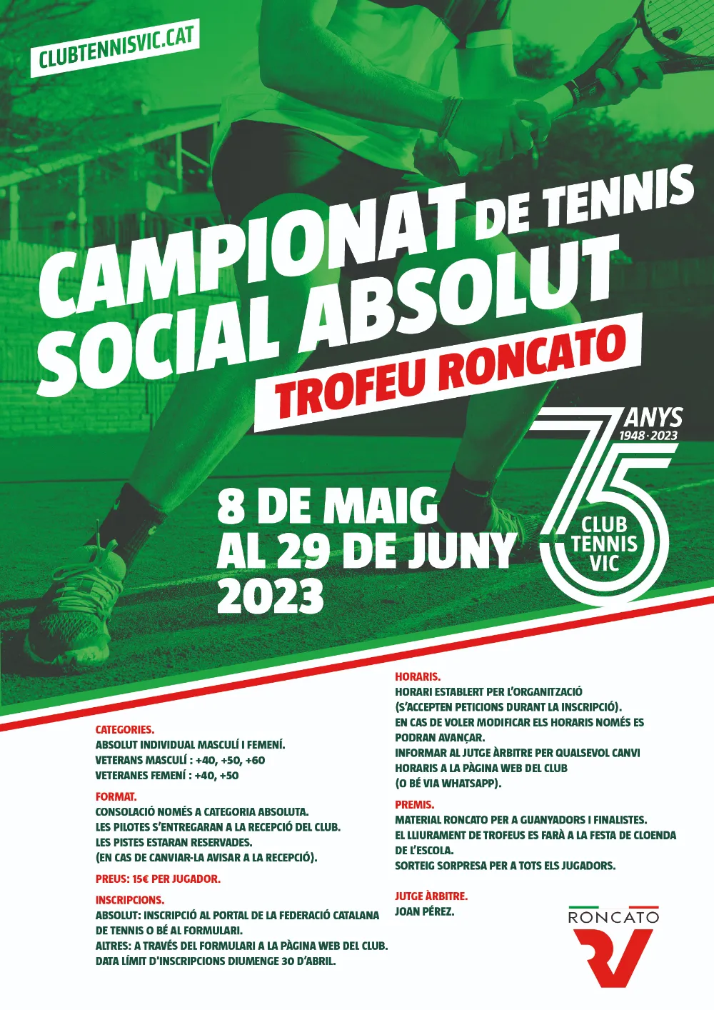 Campionat de tennis social absolut - RONCATO-2