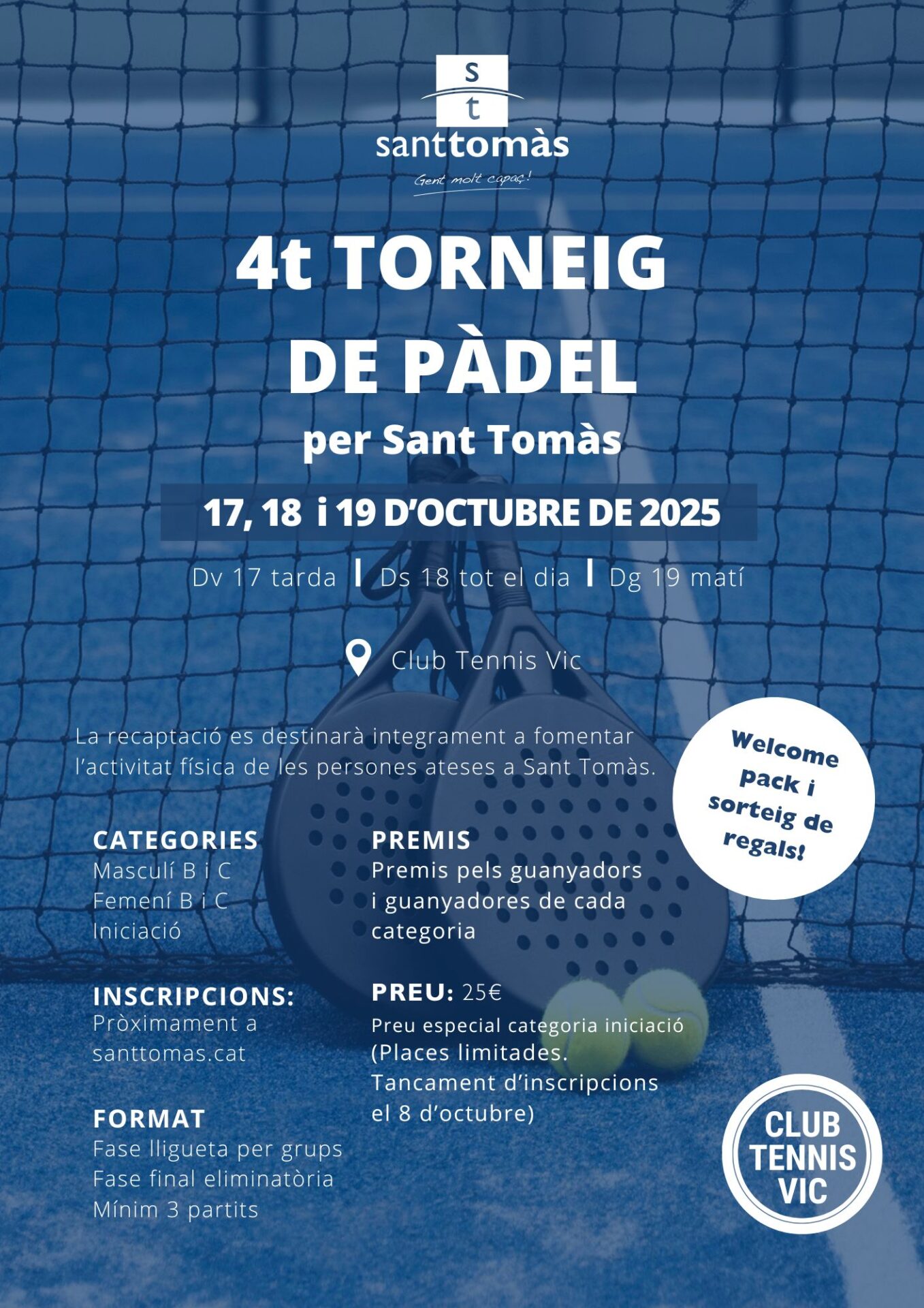 Previ 4rt Torneig de pàdel